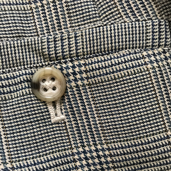 Banana Republic Glen Plaid wool trousers sz 4 - Picture 6 of 7